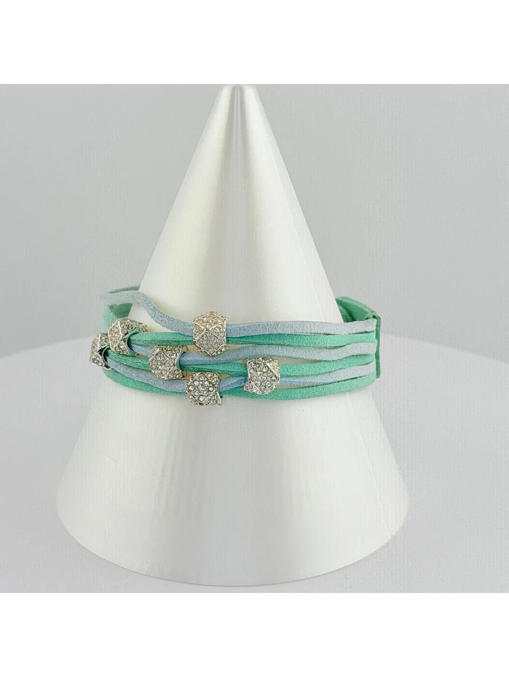 Bomb Party Single Stack Bracelet - on Silver Plating #124